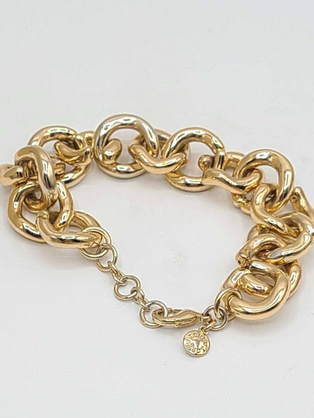 J Crew Gold Tone Link Bracelet NWOT